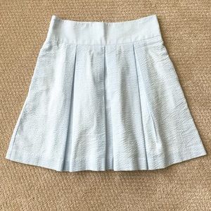 Lauren James blue seersucker skirt